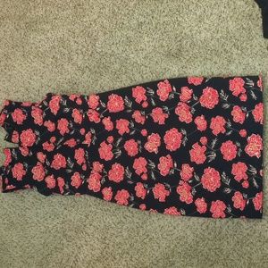 banana republic roses dress size 0